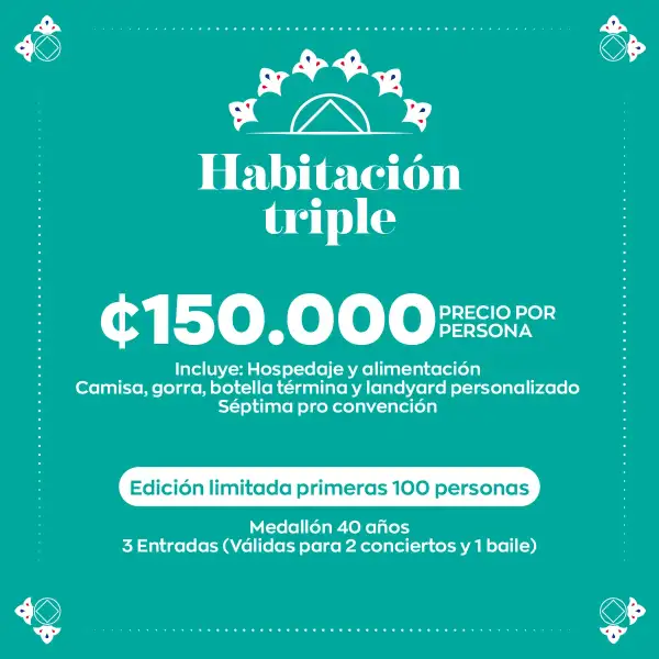 Habitación #3 Triple